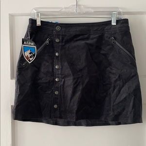 Grey Corduroy Kuhl Skirt - NEVER WORN!